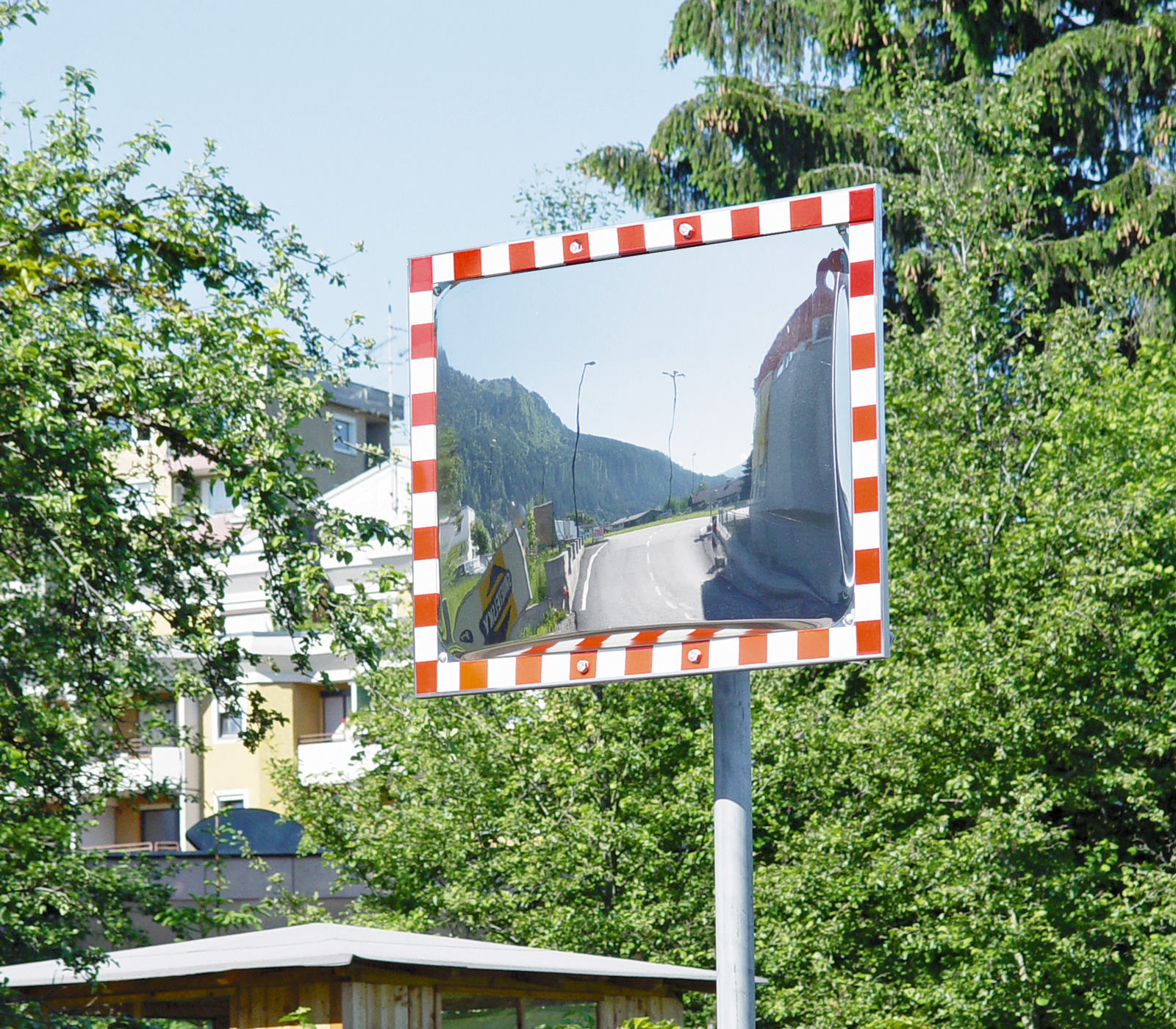 Verkehrsspiegel IceFree für Ausfahrt